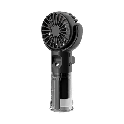 Portable mini fan with built in humidifier